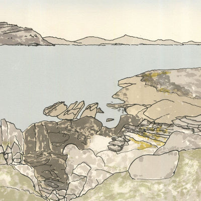 Rocky Rhue Coast by Loch Broom