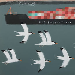 Terns Overlooking The Liner