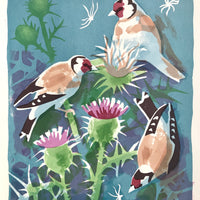 Thistle Goldfinches by Jane Smith
