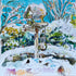 Bird Table in Snow